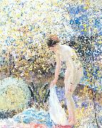 Frieseke, Frederick Carl Cherry Blossoms Norge oil painting reproduction